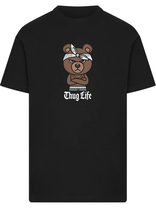 Foto van product Mister Tee Shirt 'Bandana Bear Sketch' gemengde kleuren / zwart