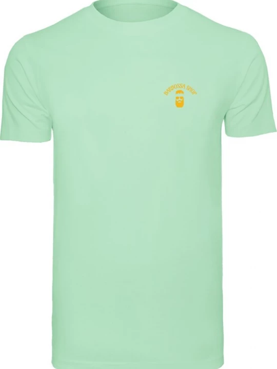 Foto van product Mister Tee Shirt 'Barbossa' mintgroen / oranje
