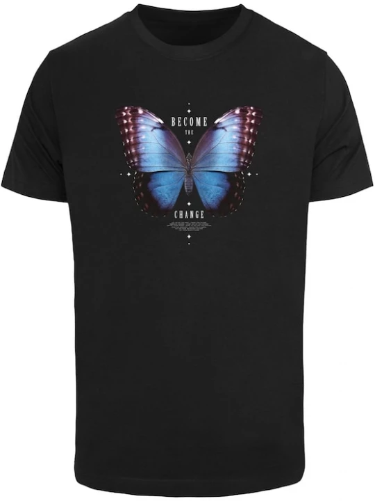 Foto van product Mister Tee Shirt 'Become the Change' gemengde kleuren / zwart