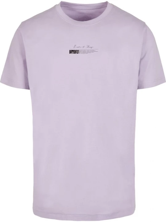 Foto van product Mister Tee Shirt 'Become the Change' lichtlila / gemengde kleuren