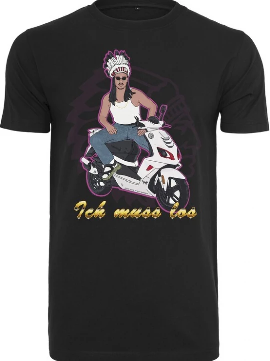 Foto van product Mister Tee Shirt beige / duifblauw / lichtlila / zwart / wit