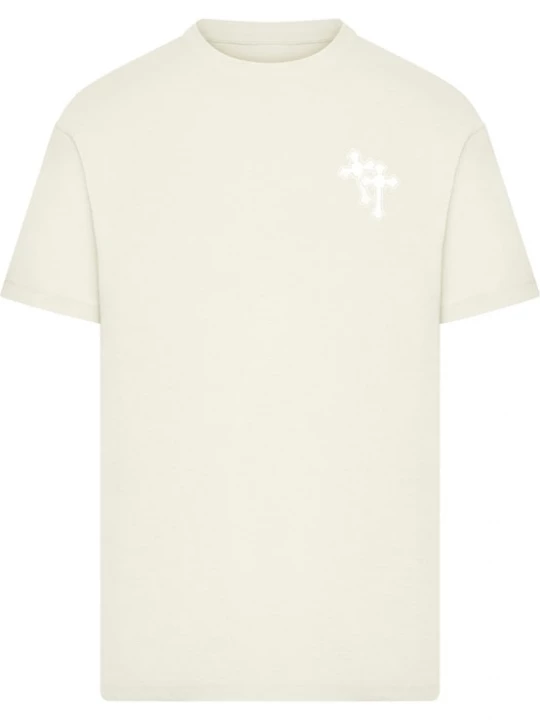 Foto van product Mister Tee Shirt 'Believe In Strength' sand / wit