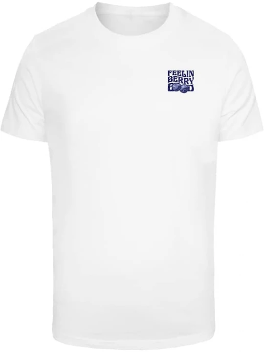 Foto van product Mister Tee Shirt 'Berry Good' navy / wit