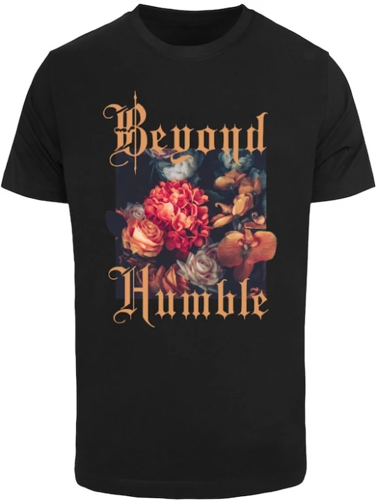 Foto van product Mister Tee Shirt 'Beyond Humble' blauw / oranje / rood / zwart