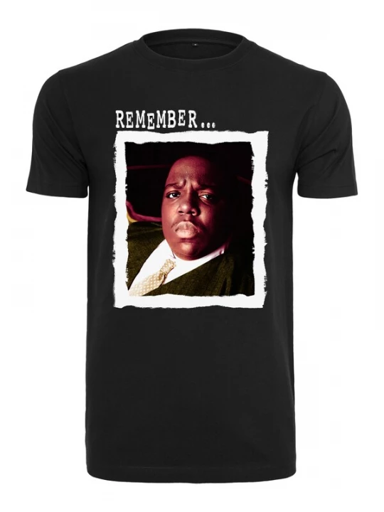 Foto van product Mister Tee Shirt 'Biggie Remember' bruin / zwart / wit