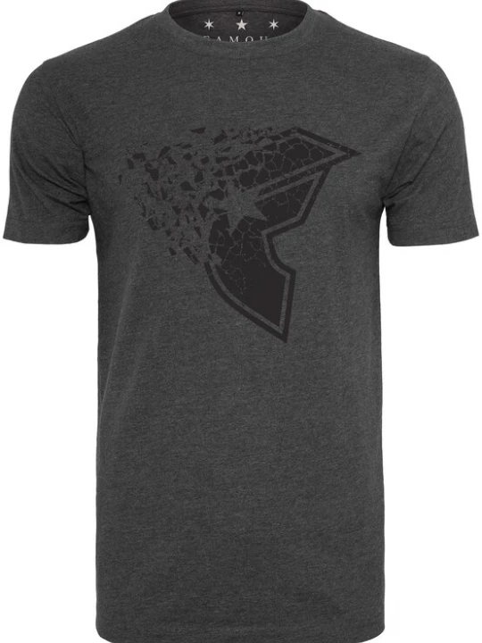 Foto van product Mister Tee Shirt 'Blasted Tee' donkergrijs