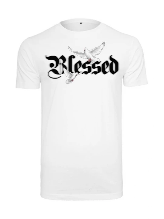 Foto van product Mister Tee Shirt 'Blessed Dove' zwart / wit