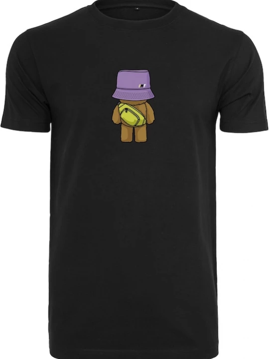 Foto van product Mister Tee Shirt bruin / geel / lila / zwart