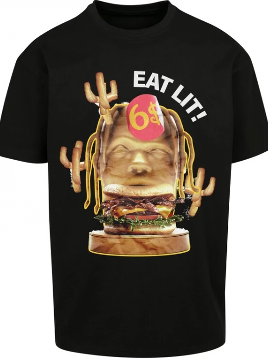 Foto van product Mister Tee Shirt bruin / groen / zwart / wit