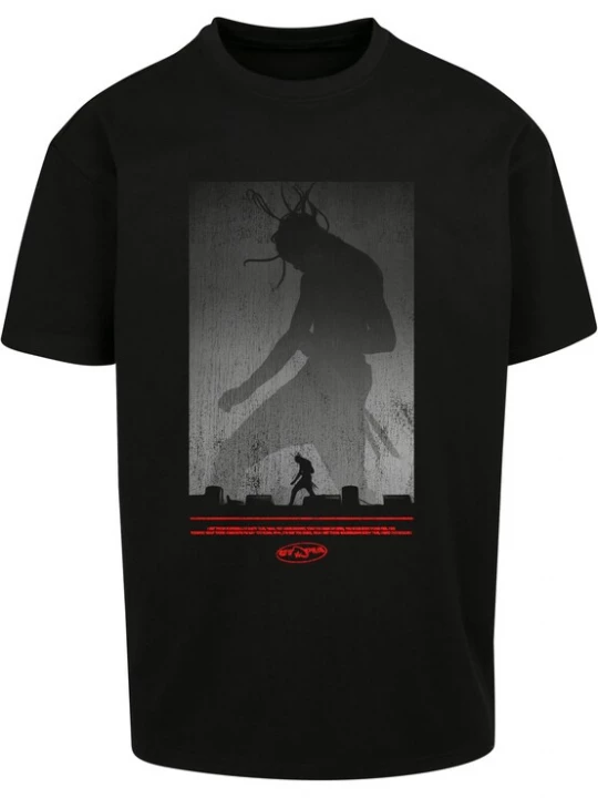 Foto van product Mister Tee Shirt 'Cannot Change' grijs / lichtrood / zwart / wit