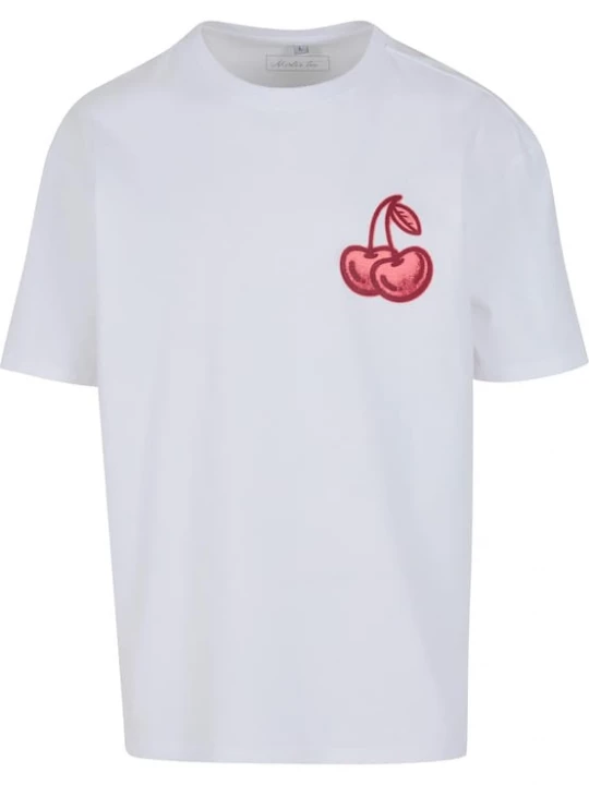 Foto van product Mister Tee Shirt 'Cherry Good' pink / rood / zwart / wit
