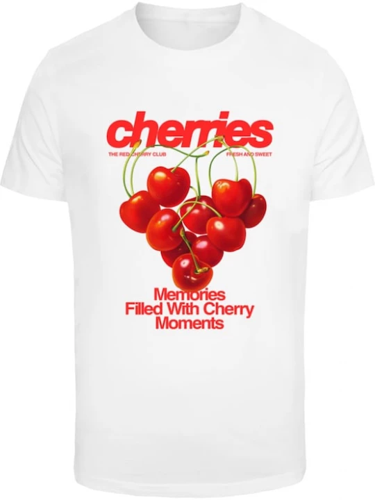 Foto van product Mister Tee Shirt 'Cherry Moments' groen / rood / wit