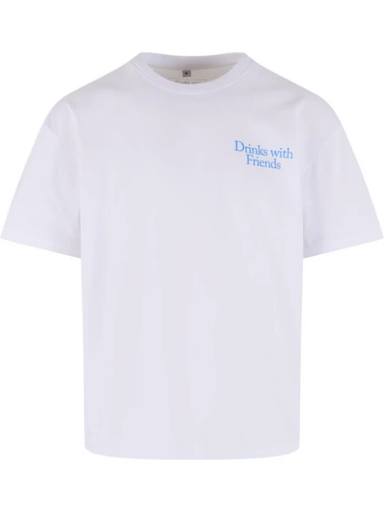 Foto van product Mister Tee Shirt 'Choose Your Drink' gemengde kleuren / wit