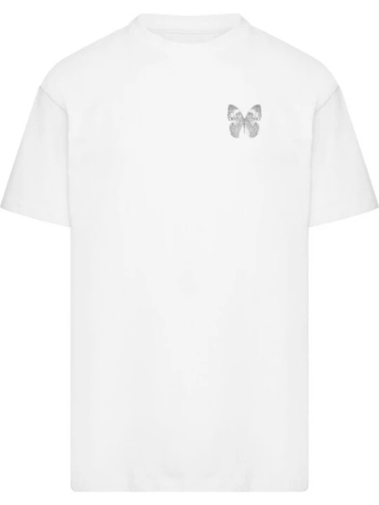 Foto van product Mister Tee Shirt 'Choose Your Identity' grijs / wit