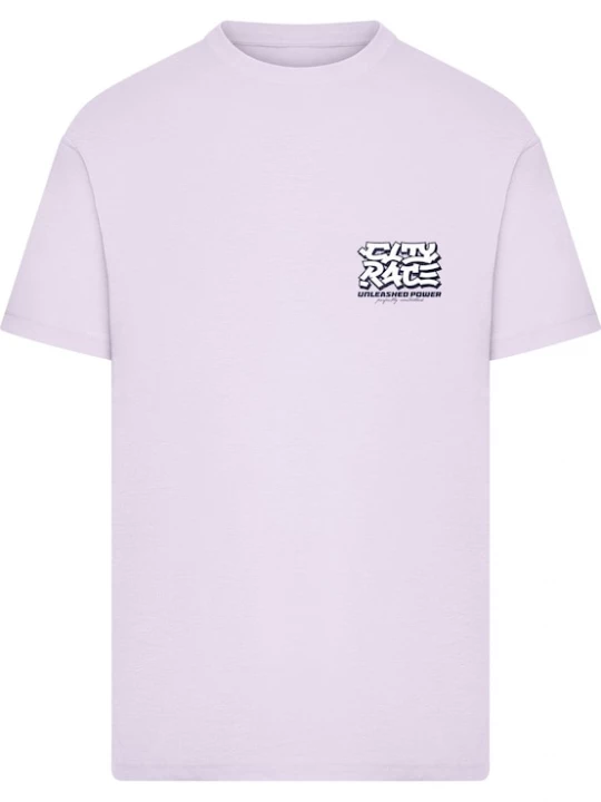 Foto van product Mister Tee Shirt 'City Race Unleashed Power' marine / sering / wit