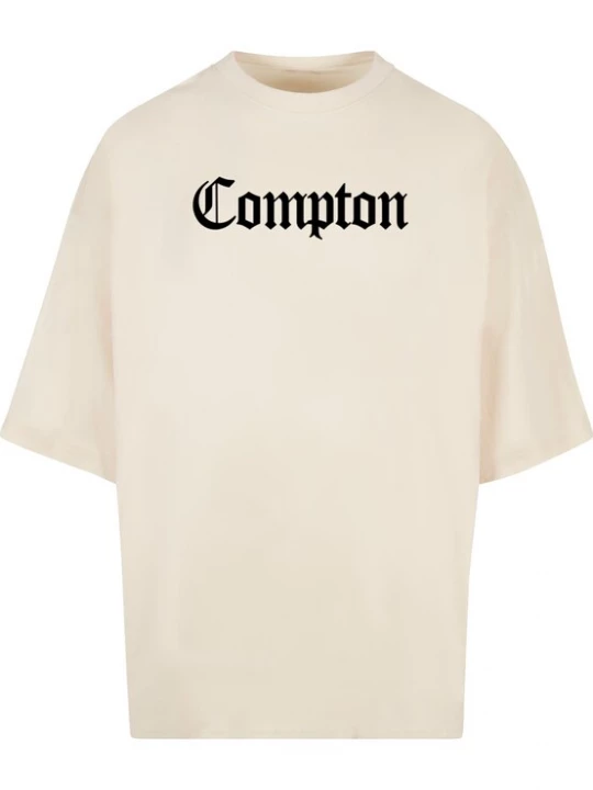 Foto van product Mister Tee Shirt 'Compton' sand / zwart