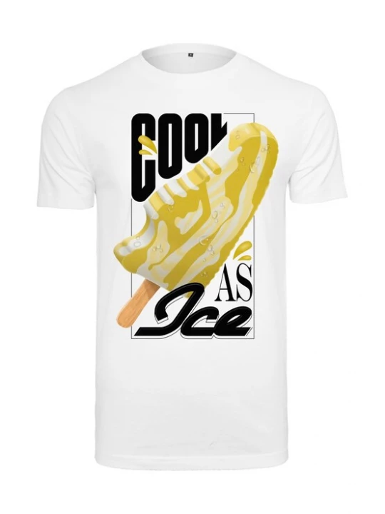 Foto van product Mister Tee Shirt 'Cool As Ice Tee' mosterd / zwart / wit
