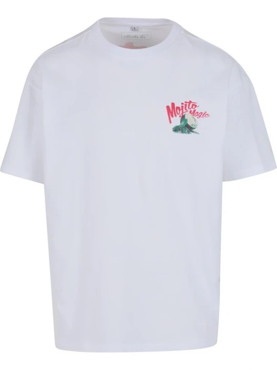 Foto van product Mister Tee Shirt 'Cuban' groen / rood / wit