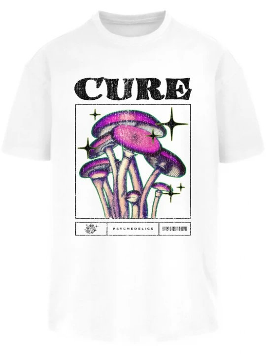 Foto van product Mister Tee Shirt 'Cure' lila / zwart / wit