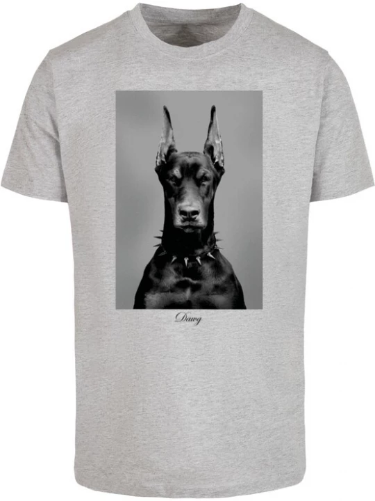 Foto van product Mister Tee Shirt 'Dawg' grijs / grijs gemêleerd / zwart