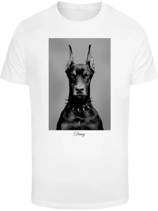 Foto van product Mister Tee Shirt 'Dawg' grijs / zwart / wit