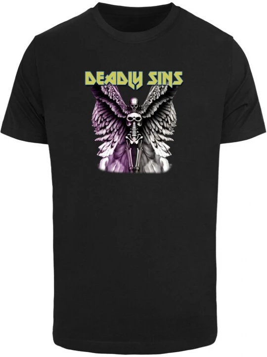 Foto van product Mister Tee Shirt 'Deadly Sins' gemengde kleuren / zwart
