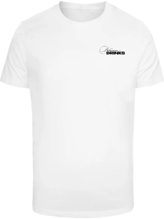 Foto van product Mister Tee Shirt 'Delicious Drinks' zwart / wit