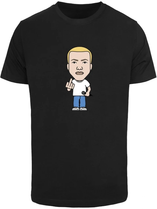 Foto van product Mister Tee Shirt 'Detroit Sketch' nude / blauw / lichtgeel / zwart