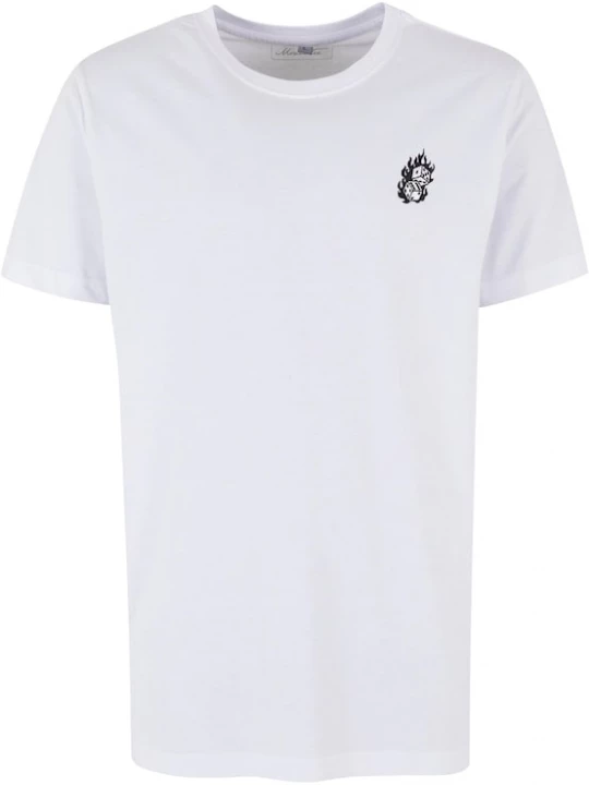 Foto van product Mister Tee Shirt 'Dice Fire EMB Tee' zwart / wit