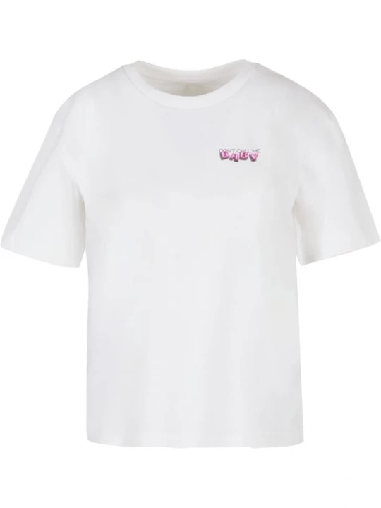 Foto van product Mister Tee Shirt 'Don't call me' pink / pitaja roze / zwart / wit