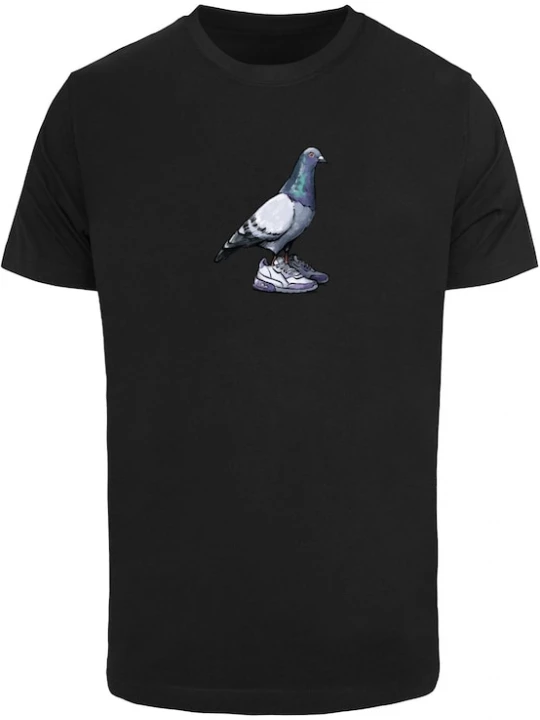 Foto van product Mister Tee Shirt 'Dove Sneaker' lichtgrijs / jade groen / donkerlila / zwart