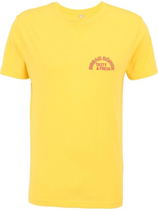 Foto van product Mister Tee Shirt 'Dream Kebab' geel / rood