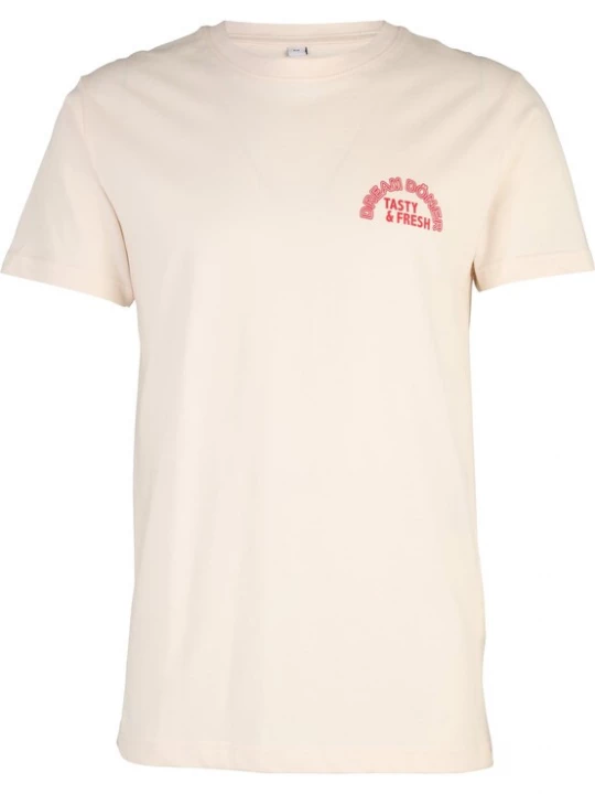 Foto van product Mister Tee Shirt 'Dream Kebab' sand / bloedrood
