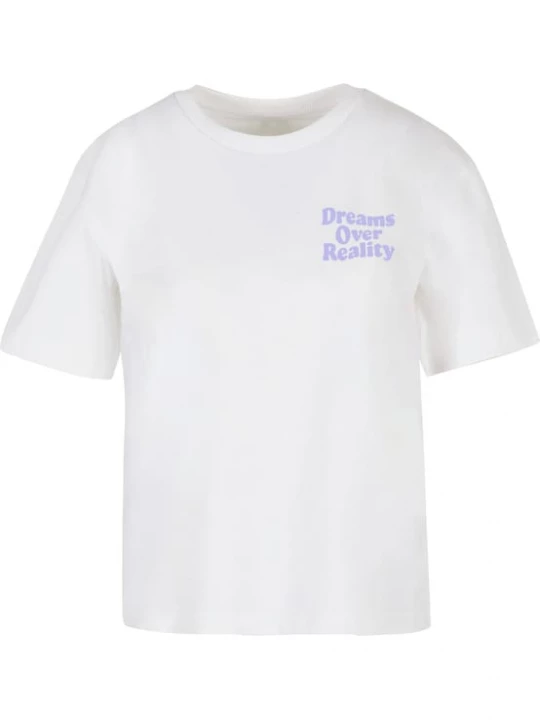 Foto van product Mister Tee Shirt 'Dreams Over Reality' indigo / wit