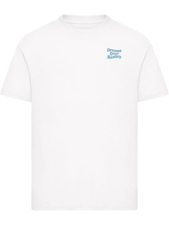 Foto van product Mister Tee Shirt 'Dreams Over Reality' royal blue / koningsblauw / wit