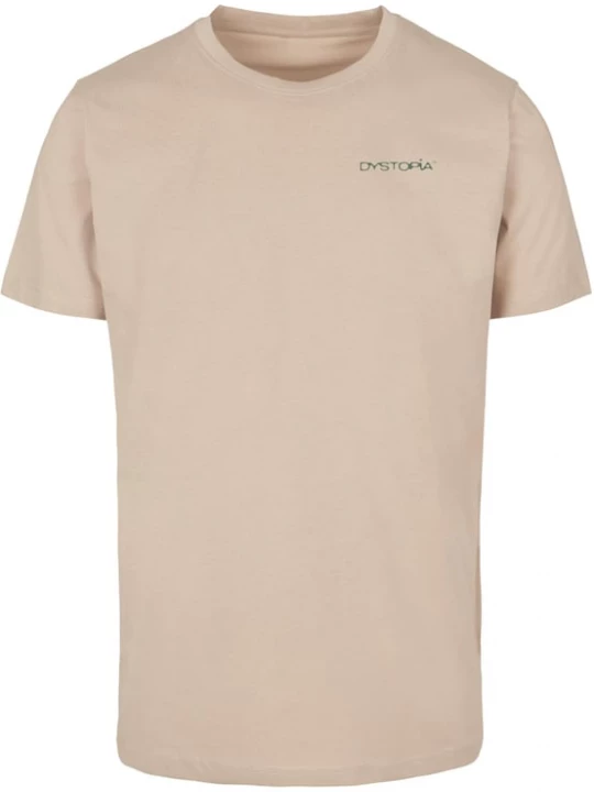 Foto van product Mister Tee Shirt 'Dystopia' sand / limoen / donkergroen / zwart
