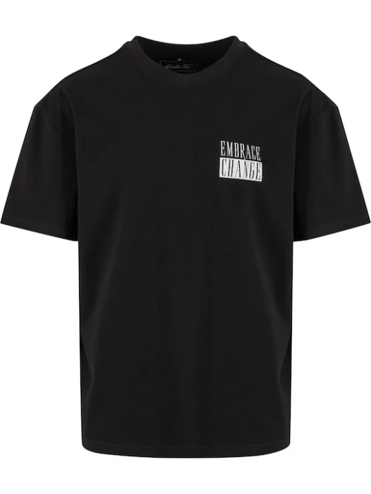 Foto van product Mister Tee Shirt 'Embrace Change' blauw / zwart / wit
