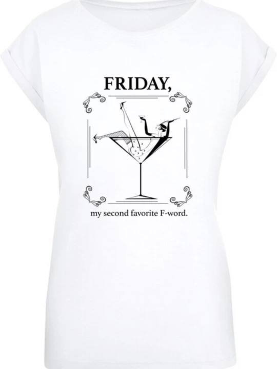Foto van product Mister Tee Shirt 'F-Word' zwart / wit