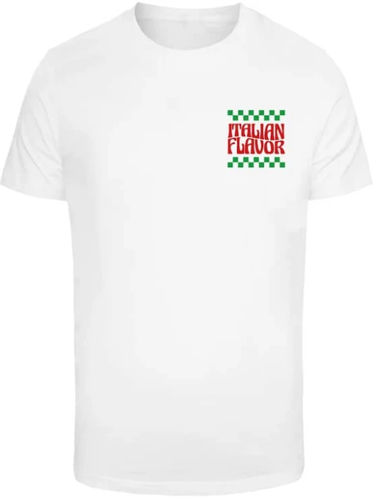 Foto van product Mister Tee Shirt 'Flavor Italiano' groen / rood / wit