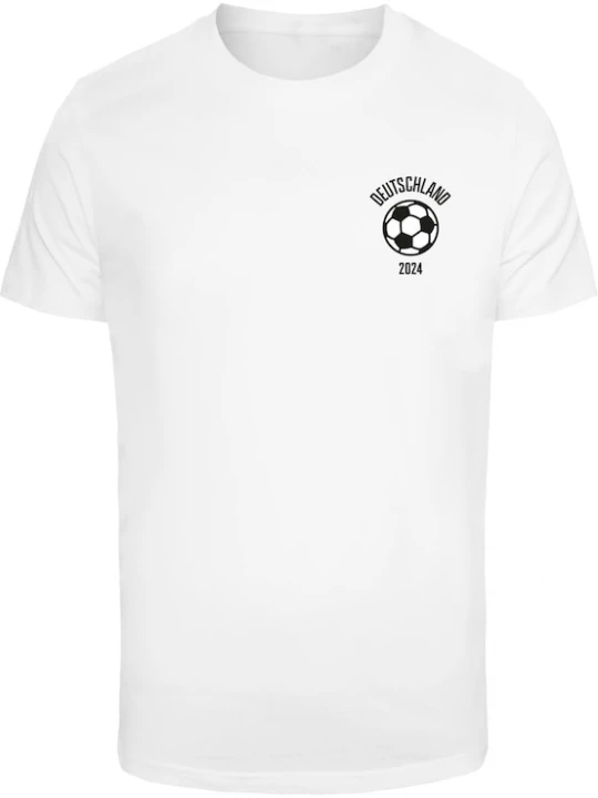 Foto van product Mister Tee Shirt 'Football Bear' donkergeel / rood / zwart / wit
