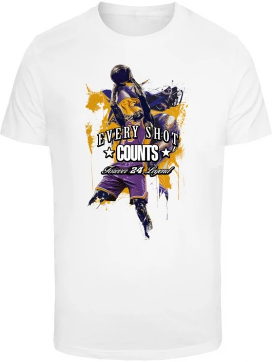 Foto van product Mister Tee Shirt 'Forever Legend' donkerblauw / goudgeel / donkerlila / wit