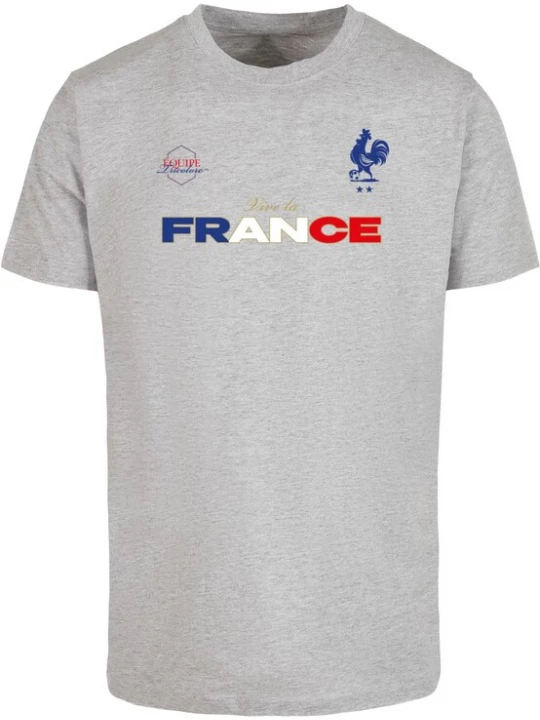 Foto van product Mister Tee Shirt 'France' blauw / grijs gemêleerd / rood / wit
