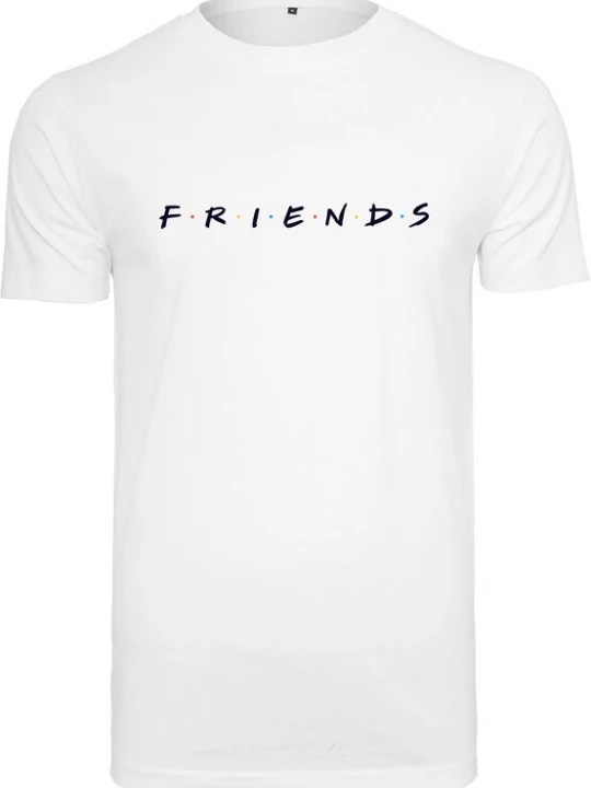 Foto van product Mister Tee Shirt 'Friends' zwart / wit