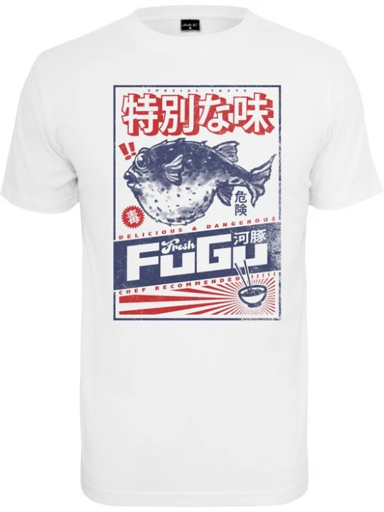Foto van product Mister Tee Shirt 'Fugu' blauw / rood / wit