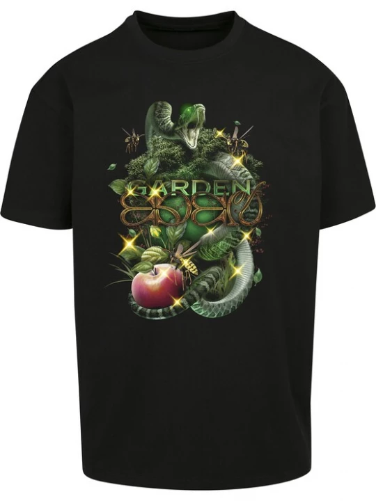 Foto van product Mister Tee Shirt 'Garden Of Eden' goudgeel / grasgroen / kersrood / zwart