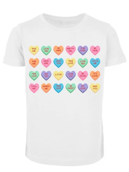 Foto van product Mister Tee Shirt geel / groen / lila / oranje / pink / wit