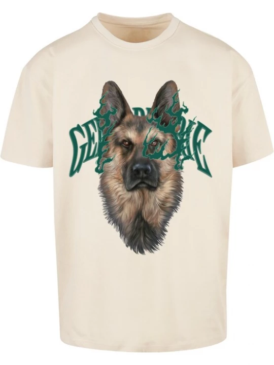Foto van product Mister Tee Shirt 'Gendarmerie' beige / sand / smaragd / wit