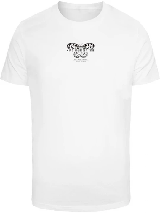 Foto van product Mister Tee Shirt 'Give Yourself Time' blauw / rood / zwart / wit