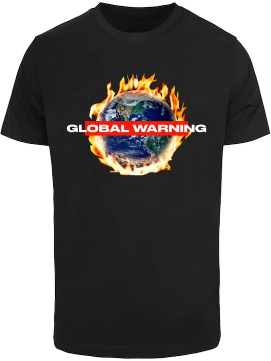 Foto van product Mister Tee Shirt 'Global Warning' gemengde kleuren / zwart