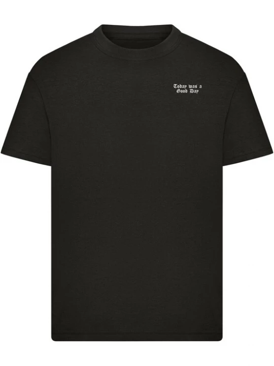 Foto van product Mister Tee Shirt 'Good Day Palm Tree' zwart